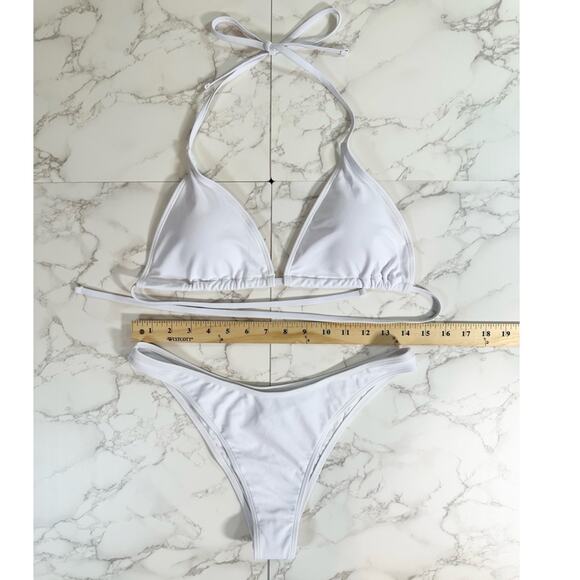 Boutique Basic White Bikini Large Set $39 - Picture 13 of 15